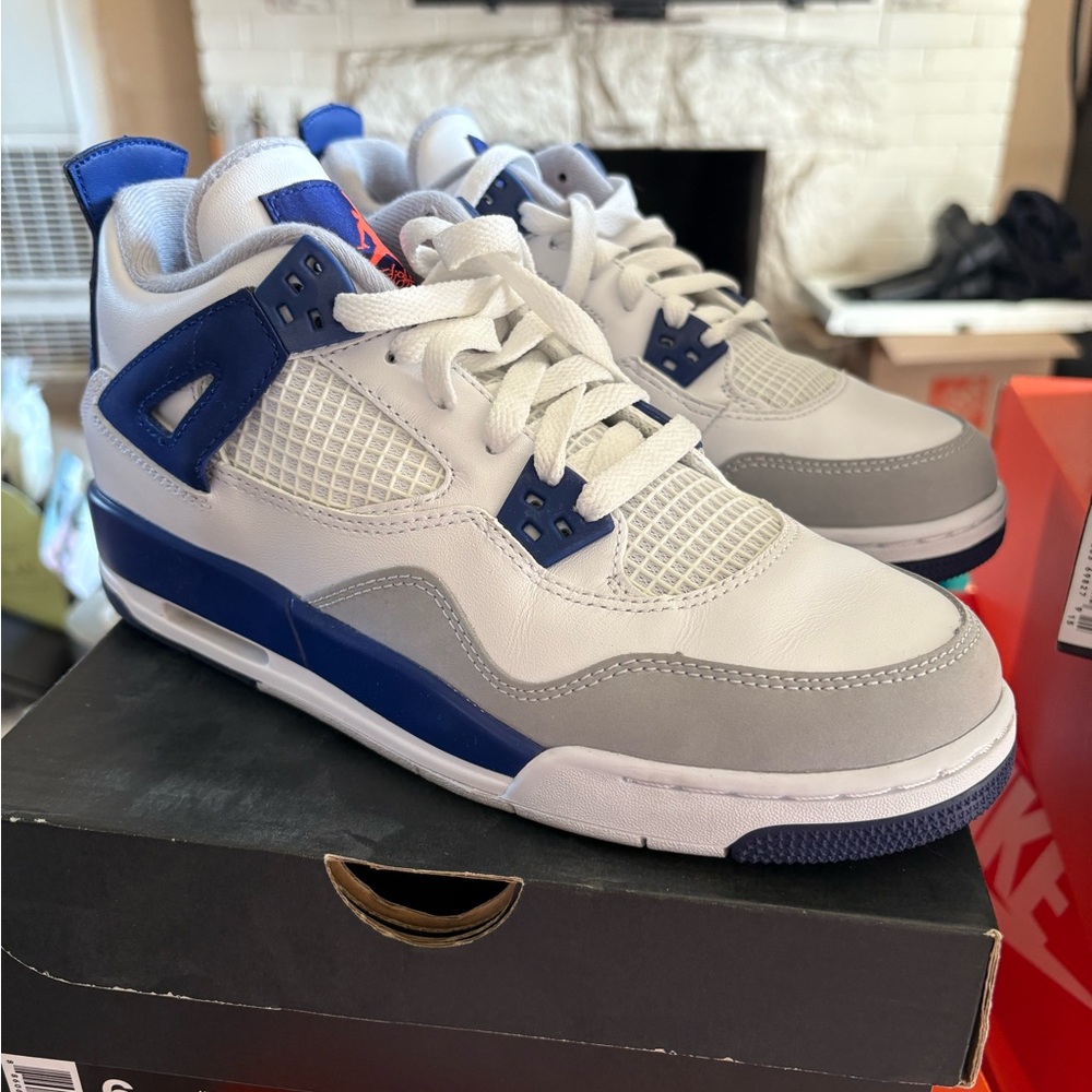 Jordan 4 Retro Deep Royal Blue (GS)